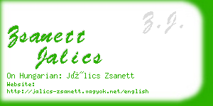 zsanett jalics business card